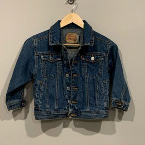Beautifully Distressed Levi’s Denim Jean Jacket